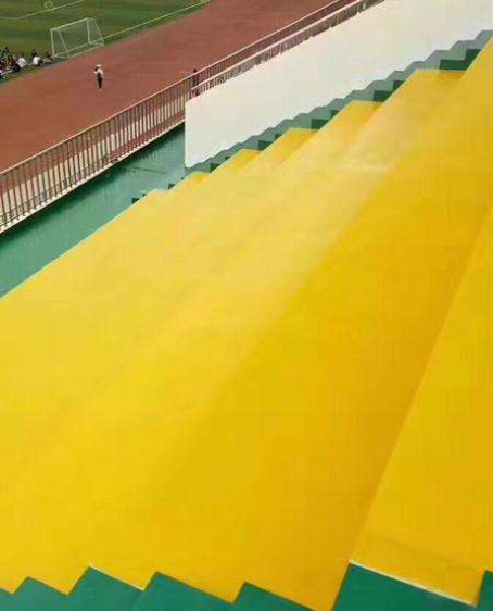 都安球场台阶翻新修补改造